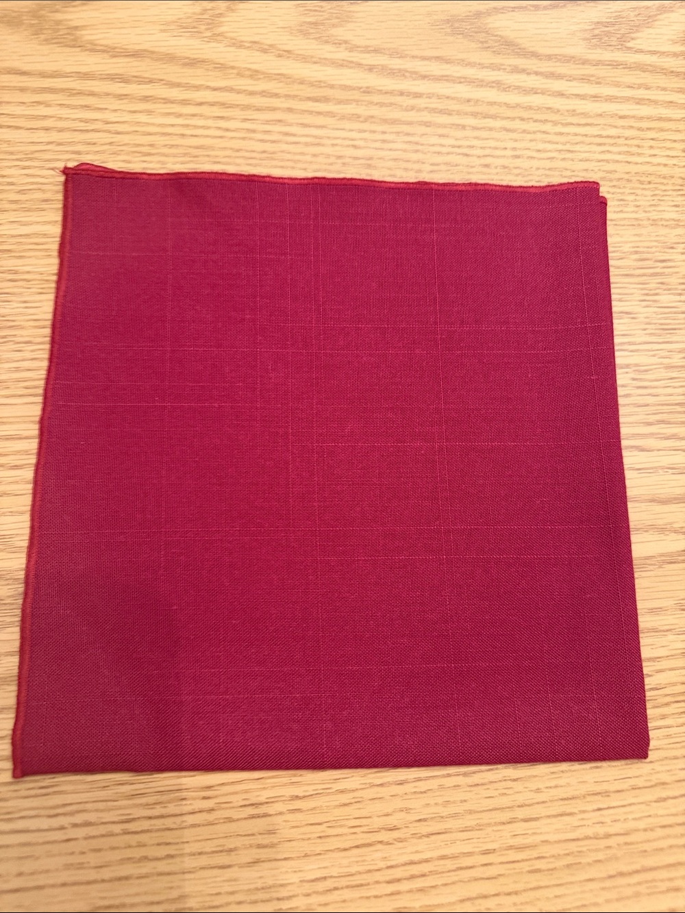 Vintage Burgundy Cloth Napkins-set of 12
